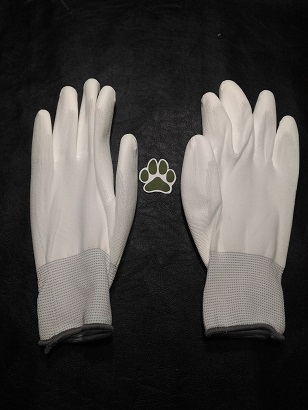 PU coated gloves full of palm 1pair